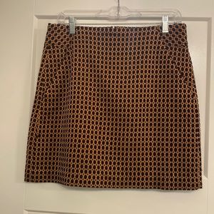 Gold and black skirt - LOFT